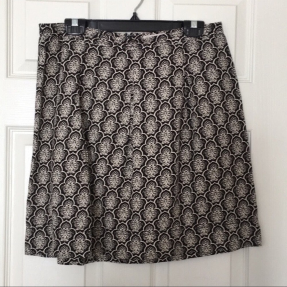 Linen Blend Skirt - Loft